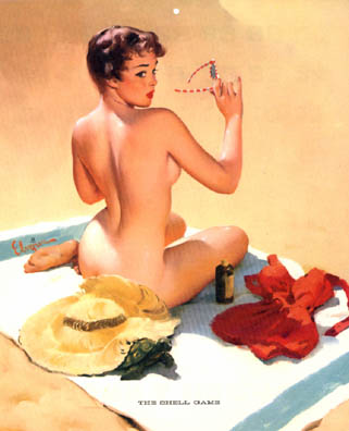 61shellgame bu Gil Elvgren.jpg